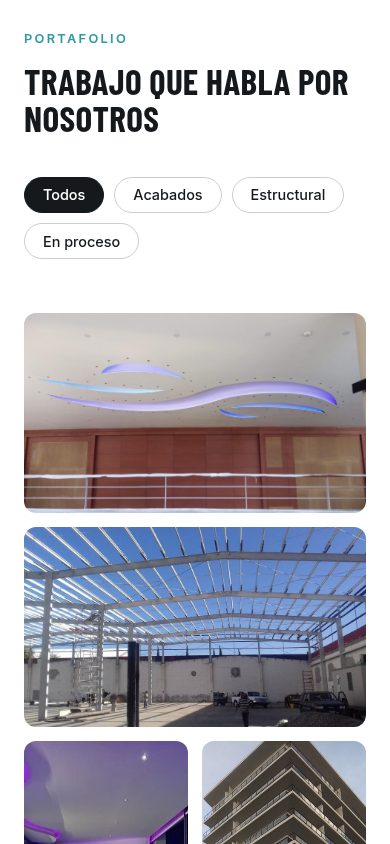 Portafolio en celular
