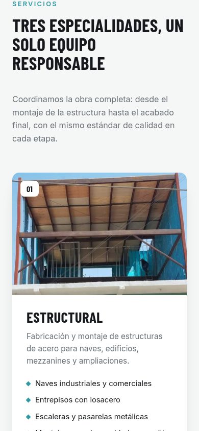 Servicios en celular