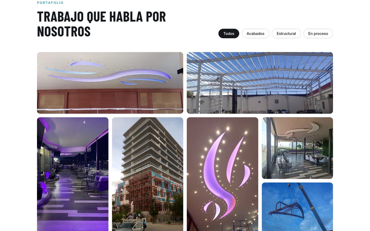 Portafolio con filtros