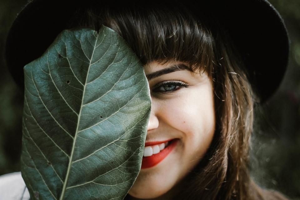 Mujer sonriendo